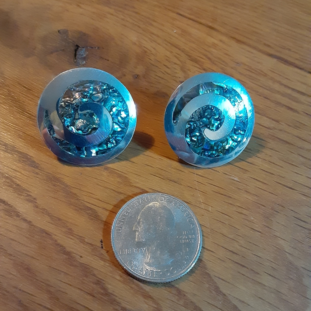 Silver earings